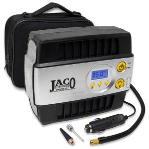 Mini Compressor de Ar Elétrico Automotivo, portátil, 12V, 100 PSI com luz LED e desligamento automático, JACO SUPERIOR PRODUCTS JSP 008