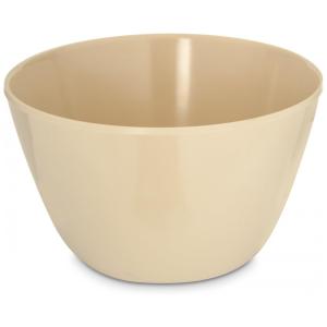 Bowl de Plástico para Sopa 227 mL Carlisle KL35025 48 Unidades, Bege
