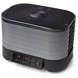 Desidratador de Alimentos com 6 Bandejas, Painel Digital de Controle, 480W, 110v, EXCALIBUR STL60B, Preto