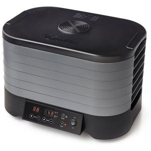 Desidratador de Alimentos com 6 Bandejas, Painel Digital de Controle, 480W, 110v, EXCALIBUR STL60B, Preto