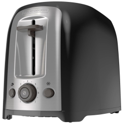 Torradeira de 2 Fatias 7 Configurações, 850W, 110v, BLACKDECKER TR1278B, Preto