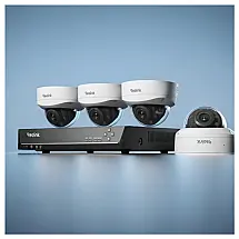 Sistema de Câmeras 4K 8MP PoE IK10 Reolink RLK8‑843V4 com Zoom Óptico 5x, Visão Noturna Colorida e NVR 8 Canais 2TB