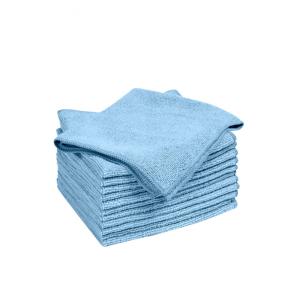 Pano de Limpeza de Microfibra, 12 UN, Quickie 49012PDQ, Azul