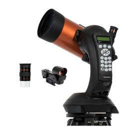 Telescópio Astronômico Computadorizado 53x com Tecnologia SkyAlign, Celestron 4SE 11049, Laranja