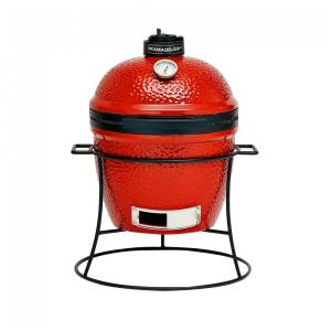 Churrasqueira a Carvão Portátil em Aço Inoxidável, KAMADO JOE KJ13RH, Vermelho