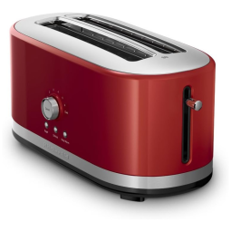 Torradeira Elétrica Comprida KitchenAid KMT4116ER , 4 fatias, Com Alavanca de Elevação Alta, Vermelho Império 110V