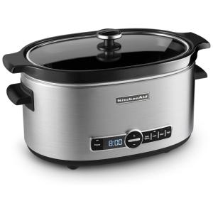 Panela Elétrica KitchenAid KSC6223SS, 4 Configurações, Aço Inoxidável, Prateada 110V