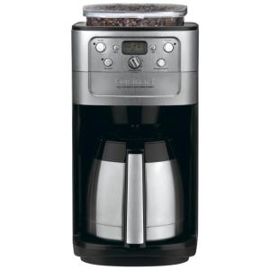 Cafeteira Elétrica Programável Automática com Moagem, 12 Xícaras, 110v, CUISINART DGB 900BC, Prateado