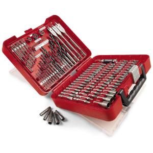 Mala de Ferramentas Artesão 100 Peças de Perfuração e Kit de Condução, CRAFTSMAN FBA00931639000P, Vermelho