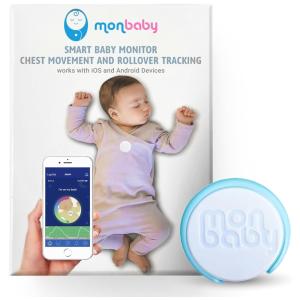Sensor de Movimento Abdominal, Capotamento e Posição de Dormir via App, MonBaby