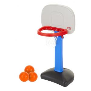 Conjunto de Basquete com Altura Ajustável e 3 Bolas, LITTLE TIKES XCC642340, Azul