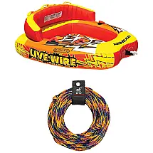 Boia Rebocável Aquática AIRHEAD AHLW 2 para 2 Pessoas com Corda 4m, Vermelha