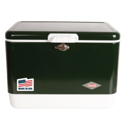 Cooler Térmico Portátil 54 Litros com Alça de Aço, Coleman, Verde