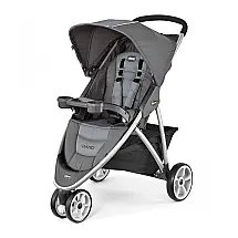Carrinho de Bebê com Assento Reclinável, Chicco Viaro, Cinza