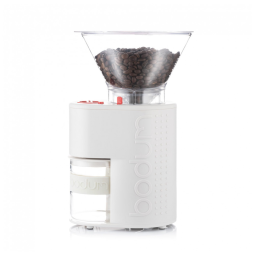 Moedor de Café 12 Níveis de Moagem até 1.2kg Aço Inoxidável, 110v, BODUM 10903 913US 3, Branco