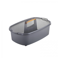 Caixa de Limpeza Multiuso de Plástico Casabella Cinza