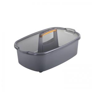 Caixa de Limpeza Multiuso de Plástico Casabella Cinza