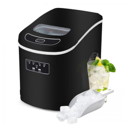 Máquina de Gelo Compacta Portátil com Capacidade para 12 kg em 24H, 110V 120W, Whynter IMC270MB, Preta