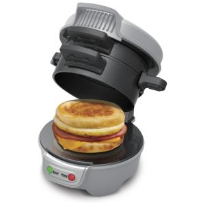 Sanduicheira, Antiaderente, 600W, 110v, HAMILTON BEACH 25475A, Prateado