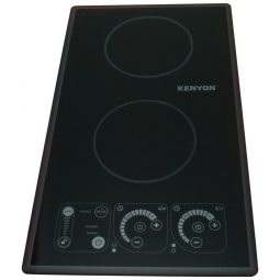 Cooktop de Bancada por Indução com 2 Queimadores e 16 Níveis de Potência 1800W, 110v, KENYON B81321, Preto