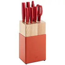 Conjunto de Facas Now, 8 Peças, Aço Inoxidável, ZWILLING J.A. HENCKELS 33421 000, Laranja