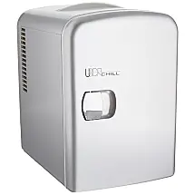 Mini Geladeira e Frigobar para carro Portátil Capacidade 6 Latas 4L Termoelétrico 110 V, APPLIANCE UB CH1 SILVER, Prateado