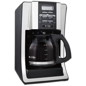 Cafeteira Elétrica Programável 12 Xícaras com Filtro de Água, 110V 1200W Mr. Coffee Prata
