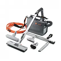 Aspirador de Pó Comercial Portátil com Acessórios e Mangueira Extensível, 110V 1200W, PORTAPOWER, Preto