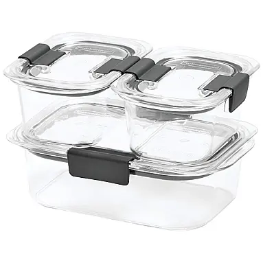 Potes Herméticos para Alimentos, Retangular,