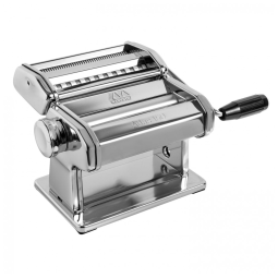 Máquina de Fazer Massas Manual MARCATO Atlas 150 Clássica, Feita na Itália em Aço Cromado. Perfeita para Lasanha, Fettuccine e Tagliolini.
