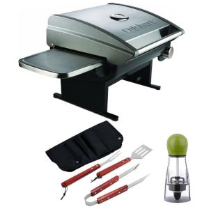 Grill, Churrasqueira, Gás, Aço Inox, CUISINART CGG 200, Prateado