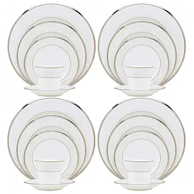 Aparelho de Jantar Noritake Silver