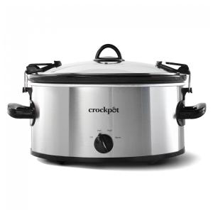 Panela Elétrica Multifuncional 6L, Aço Inoxidável com Controle de Temperatura, 1800W, 110V, CROCK POT SCCPVL600 S, Prateado