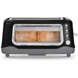 Torradeira, com 2 fatias, 1100W, preta, 110v, DASH DVTS501, Preto