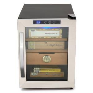 Umidor Whynter CHC120S de Charutos em Aço Inoxidável para 250 Charutos, Preto