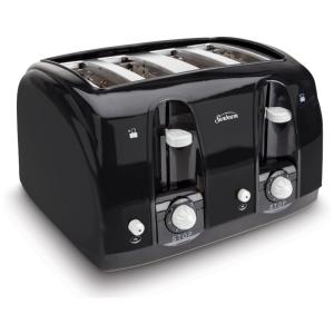 Torradeira, com 4 fatias, W, preta, 110v, SUNBEAM 003911 100 000, Preto