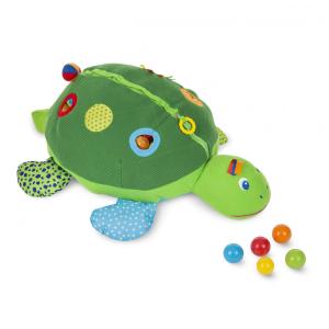 Tartaruga Interativa com 60 Bolinhas de Plástico para Bebês e Crianças, Melissa & Doug, Verde