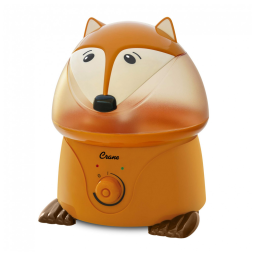 Umidificador Ultrassônico de Névoa Fria 24H de Ação, 3,7 Litros, Cobertura 46m2, 110V, Crane Raposa, Marrom