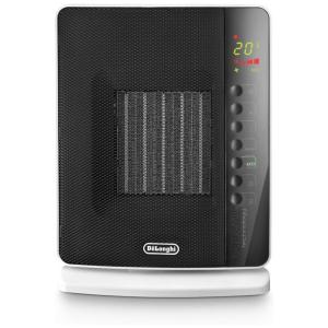 Aquecedor Elétrico Portátil Silencioso Control Remot, DELONGHI DCH7093ER, Branco