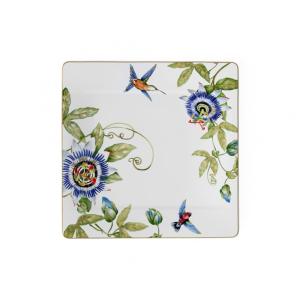 Prato Buffet de Alta Qualidade com Design Inspirado na Amazônia, Formato Quadrado e Material Porcelana de Osso Premium, Villeroy Boch