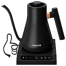 Chaleira Elétrica 800mL em Aço Inoxidável com Desligamento Automático e Termômetro Embutido, 1200W, 110v, AROMASTER 139T, Preto