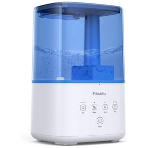 Umidificador Ultrassônico de Névoa Fria 45H de Ação, 4,5 Litros, Cobertura 35m2, 110V, Fabuletta, Branco