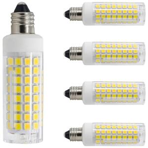 SHANHU Lâmpada Led E11 com 850 Lumens 3000K na cor Branca Quente, 100W, 110V, 4 Un