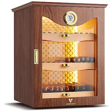 Umidor de Charutos com LED,