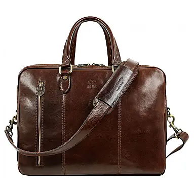 Bolsa Maleta de Couro Unissex