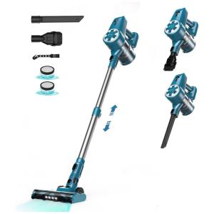 Aspirador de Pó sem Fio 6 em 1 Recarregável 2200 mAh, 40 MIn de Ação, 110V, UMLo, Azul