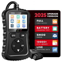 Scanner OBD2 Xiauodo para Carros com Teste de Tensão, Plug and Play, Diagnóstico CAN Fixd, Leitura e Limpeza de Erros