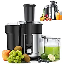 Centrífuga de Frutas Anti Gotejamento, Aço Inoxidável, 800W, 110v, EASEHOLD, Prateado