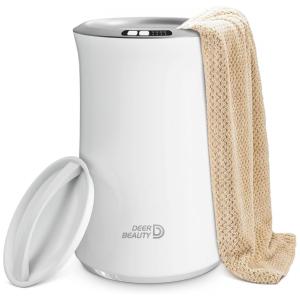 Aquecedor de Toalha Elétrico 22L com Configurações de Temporizador, 110V, DEER BEAUTY, Branco Puro