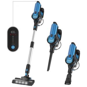 Aspirador de Pó Multifuncional TASVAC sem Fio com Acessórios, Painel LED e Sucção Potente 28000PA, 110V 260W, Azul